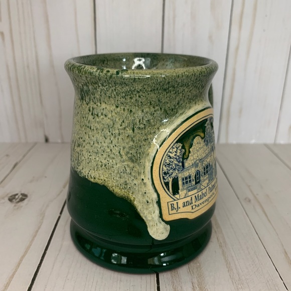 Deneen Davenport Iowa Pottery Mug Green - Picture 3 of 13
